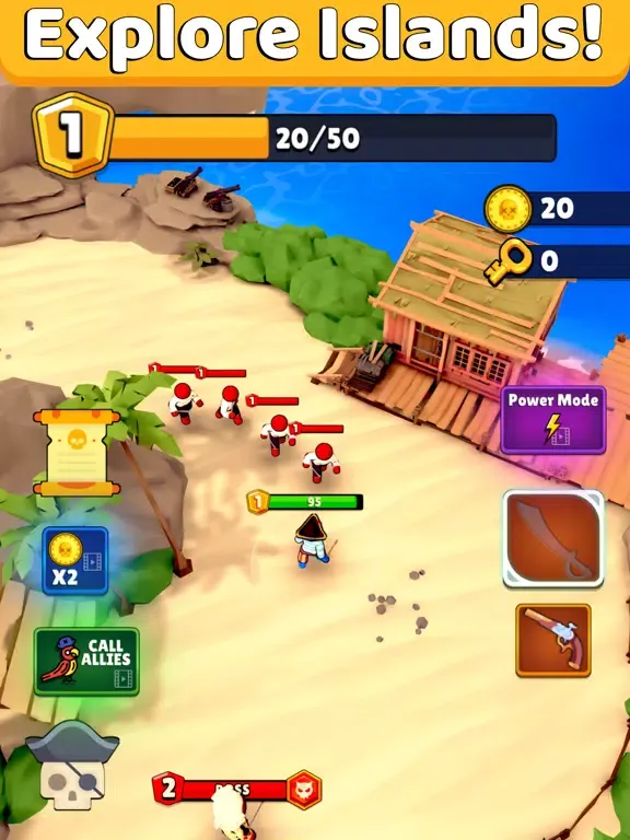 Tangkapan skrin Pirate Freedom iPad 