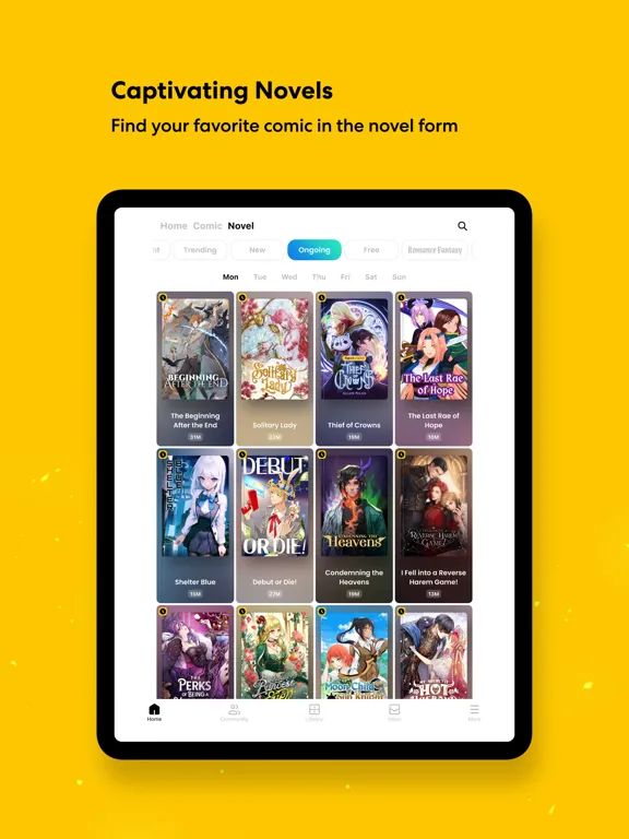 صور Tapas – Comics and Novels iPad 