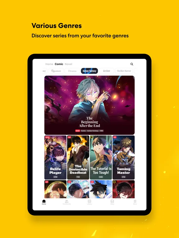 صور Tapas – Comics and Novels iPad 
