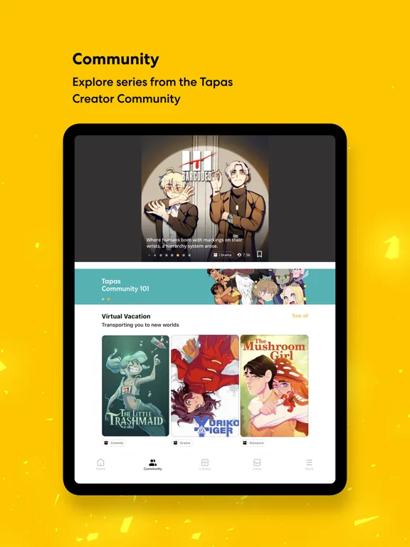 صور Tapas – Comics and Novels iPad 