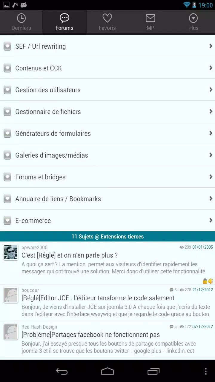 Forum Joomla!FR Screenshots2