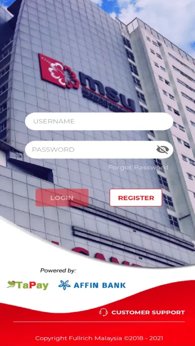 MSU Mobile Screenshots