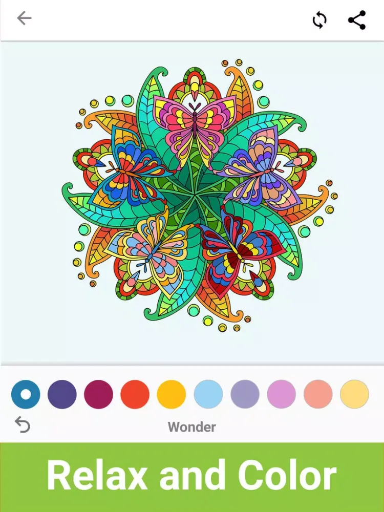 Скриншоты Colorflow Adult Coloring Book iPad 