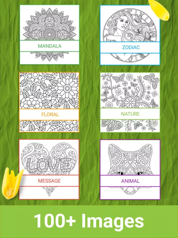 Скриншоты Colorflow Adult Coloring Book iPad 
