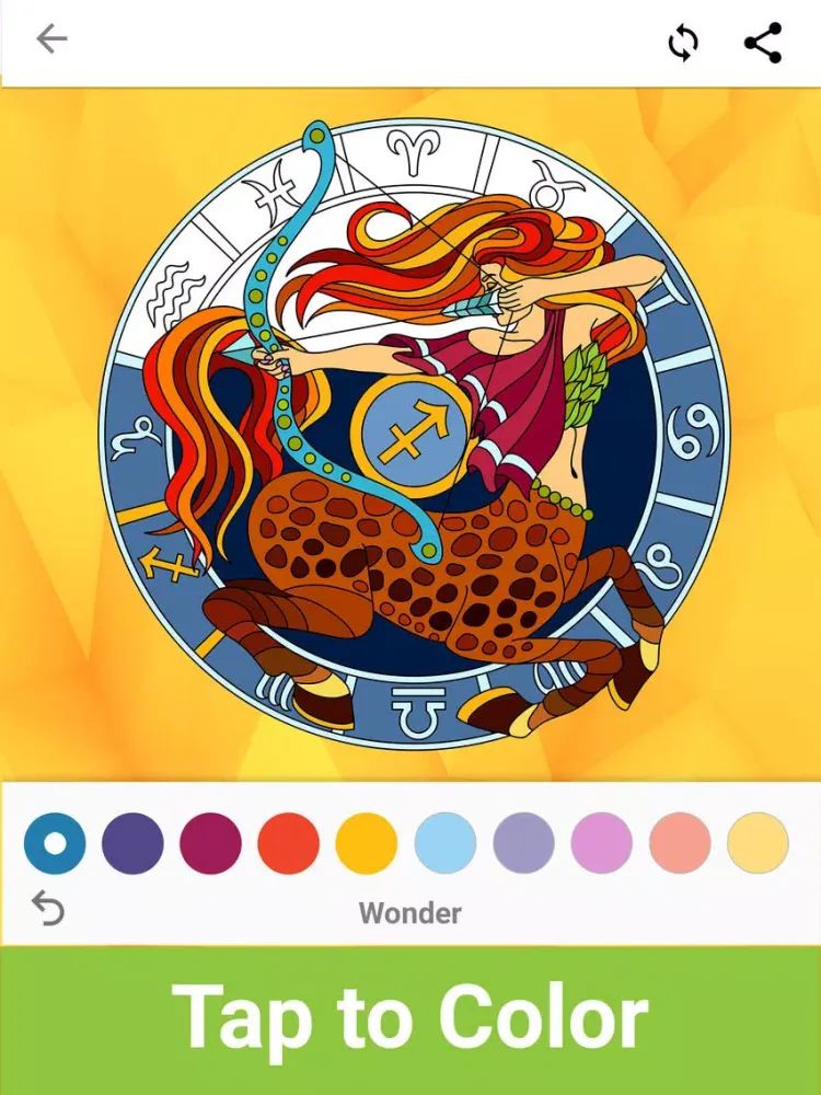 Скриншоты Colorflow Adult Coloring Book iPad 