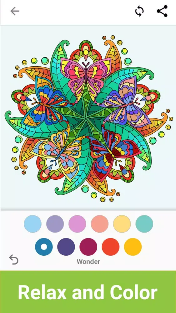 Скриншоты Colorflow Adult Coloring Book
