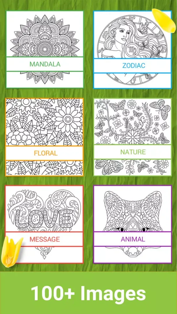 Скриншоты Colorflow Adult Coloring Book