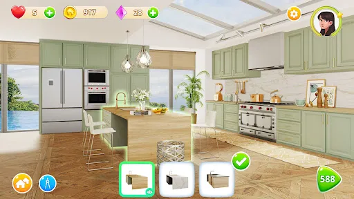 Capturas de tela do Homematch Home Design Games
