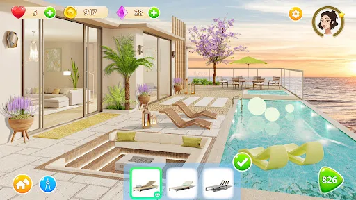 Capturas de tela do Homematch Home Design Games