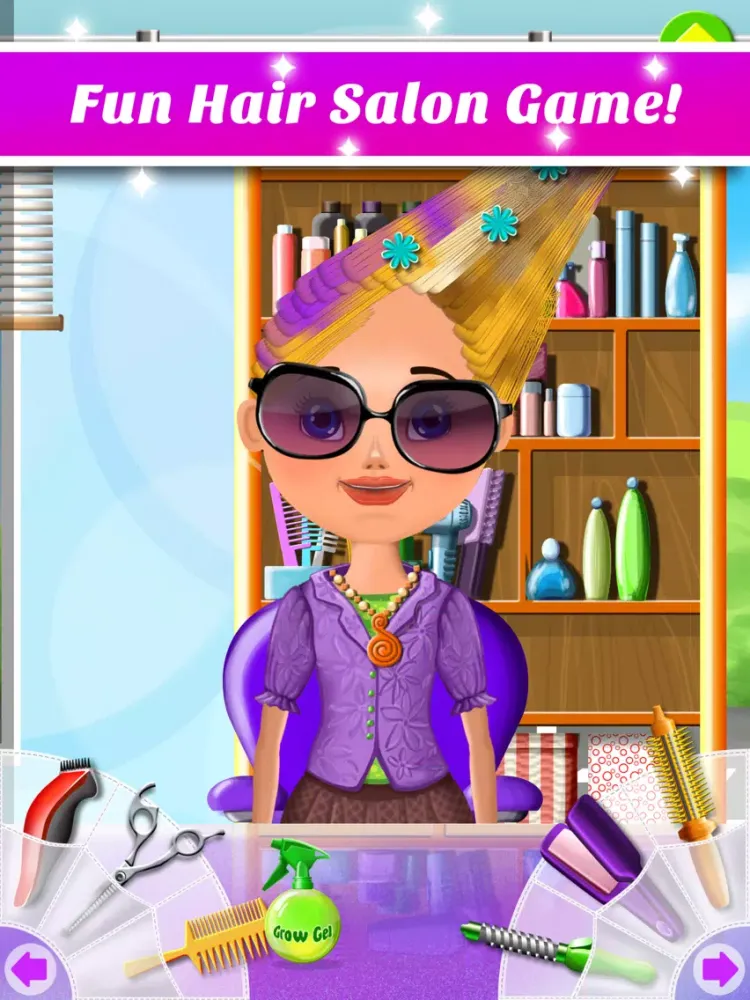 Captures d'écran de Hair Salon Makeover - Cut, Curl, Color, Style Hair iPad 