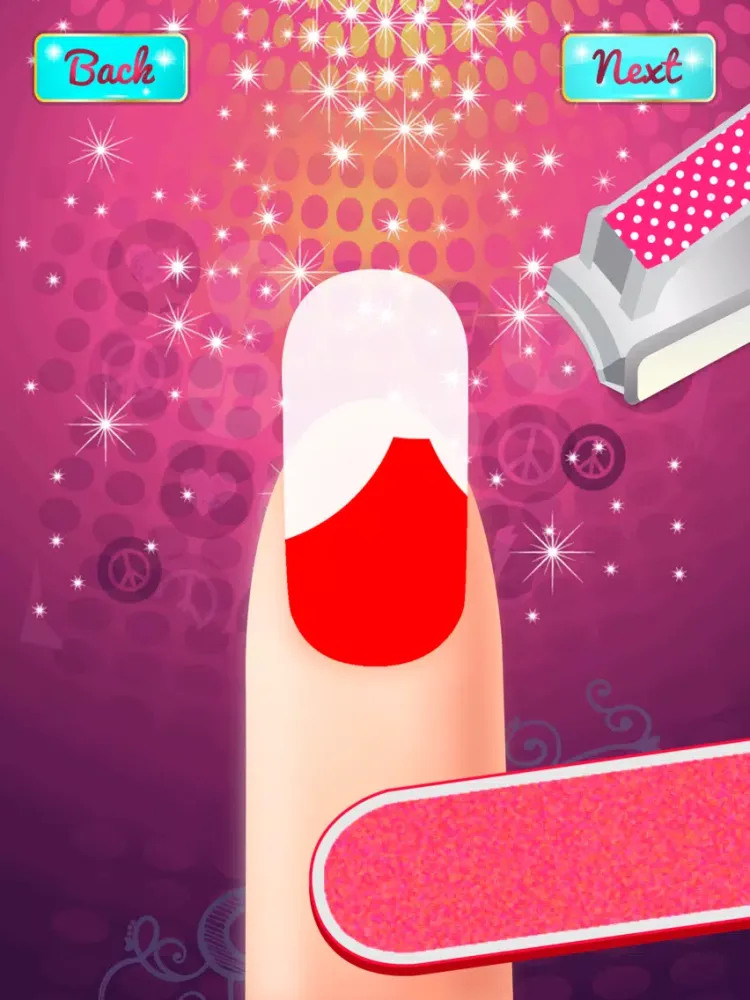 Celebrity Nail Art and Pretty Nail Polish Designs - Nail Makeover Salon iPad  سکرین شاٹس