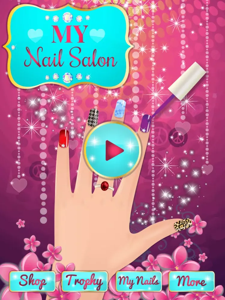 Celebrity Nail Art and Pretty Nail Polish Designs - Nail Makeover Salon iPad  سکرین شاٹس