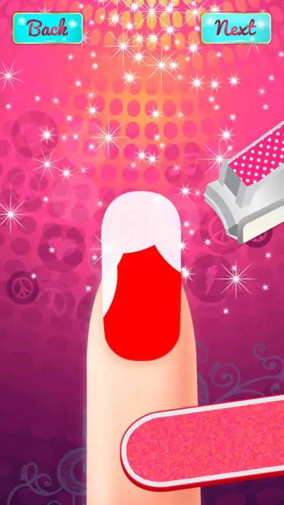 Celebrity Nail Art and Pretty Nail Polish Designs - Nail Makeover Salon سکرین شاٹس