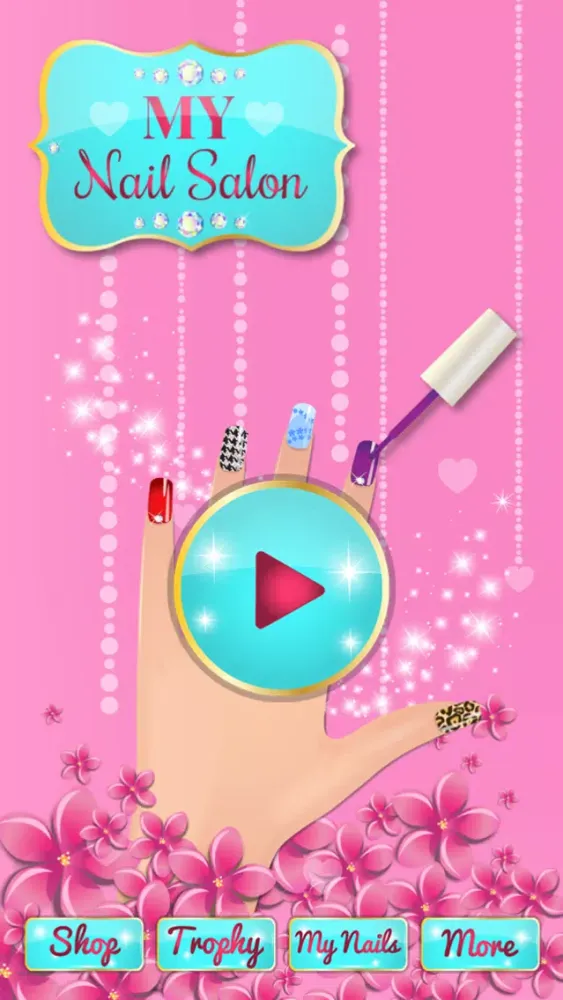 Celebrity Nail Art and Pretty Nail Polish Designs - Nail Makeover Salon سکرین شاٹس