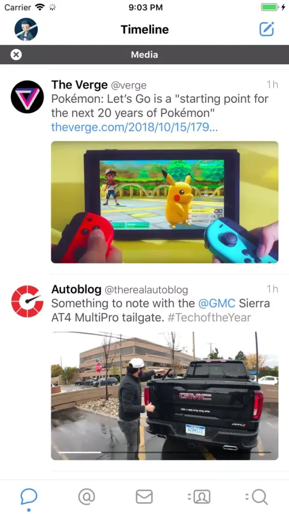 Скриншоты Tweetbot 5 for Twitter