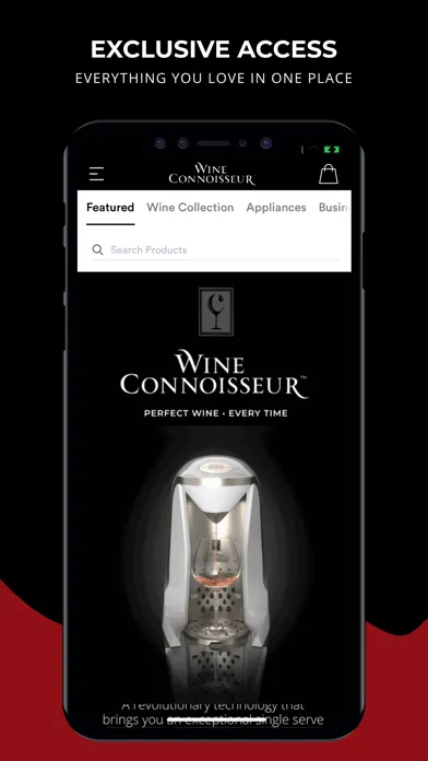 Tangkapan layar Wine Connoisseur Shop