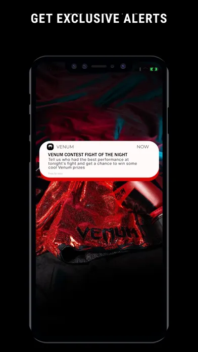 Capturas de tela do Venum