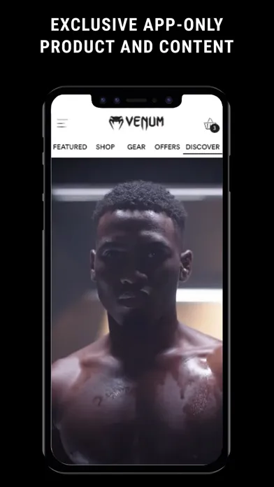 Capturas de tela do Venum