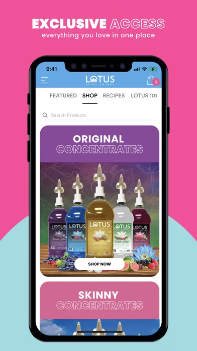 Tangkapan layar Lotus Energy