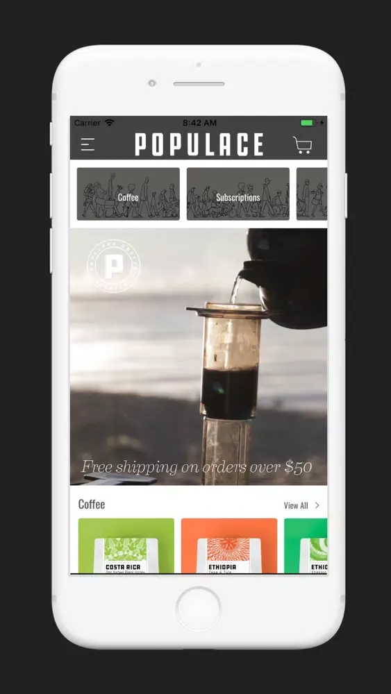 Populace Coffee Ekran Görüntüleri