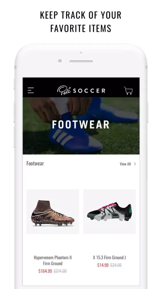 Tangkapan layar Pelé Soccer