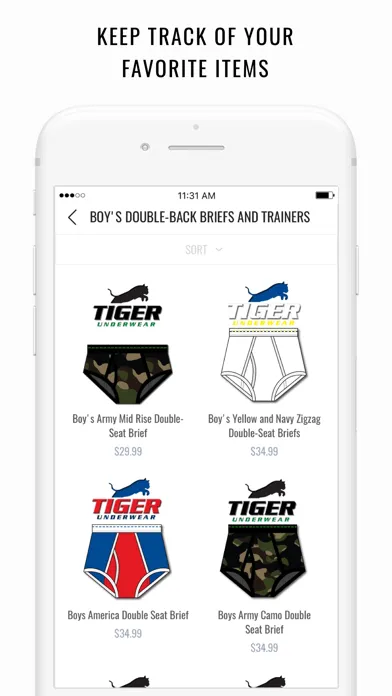 Tiger Underwear应用截图