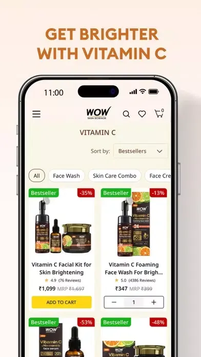 Скриншоты Buywow Online Beauty Shopping
