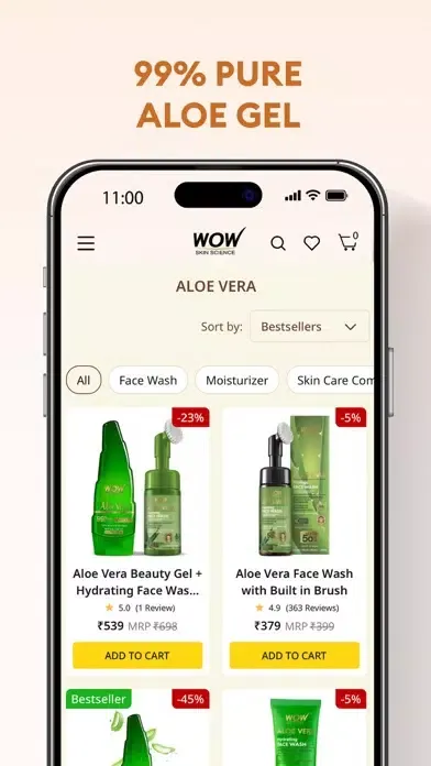 Скриншоты Buywow Online Beauty Shopping