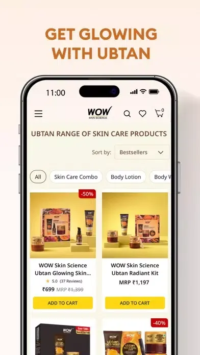 Скриншоты Buywow Online Beauty Shopping