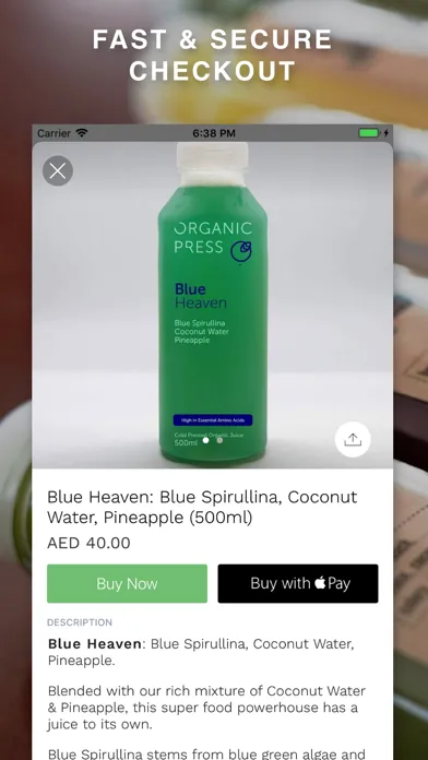 Скриншоты Organic Press Juices
