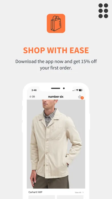 Number Six - Casual Menswear স্ক্রিনশট