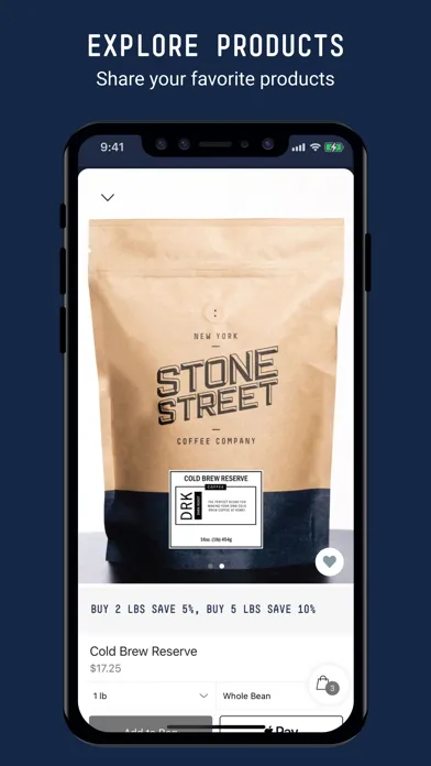 Tangkapan layar Stone Street Coffee
