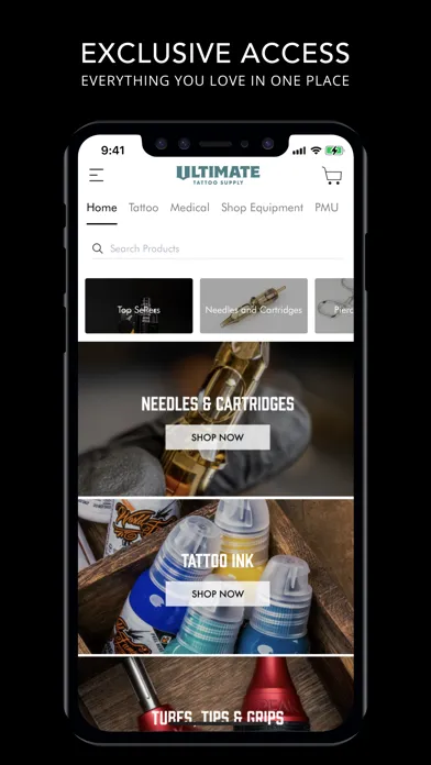 Ảnh chụp màn hình của Ultimate Tattoo Supply