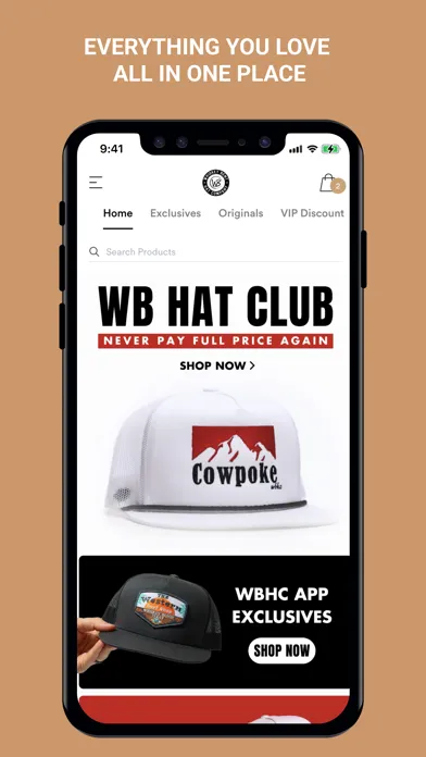 Whiskey Bent Hat Co.應用截圖