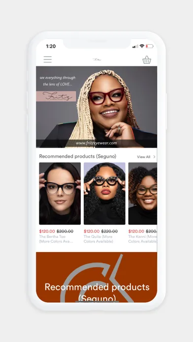 Fritz Eyewear Collection Screenshots