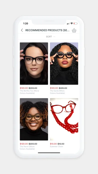 Fritz Eyewear Collection Screenshots