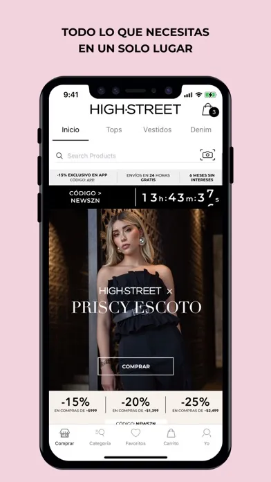 Tangkapan layar HIGHSTREET MX
