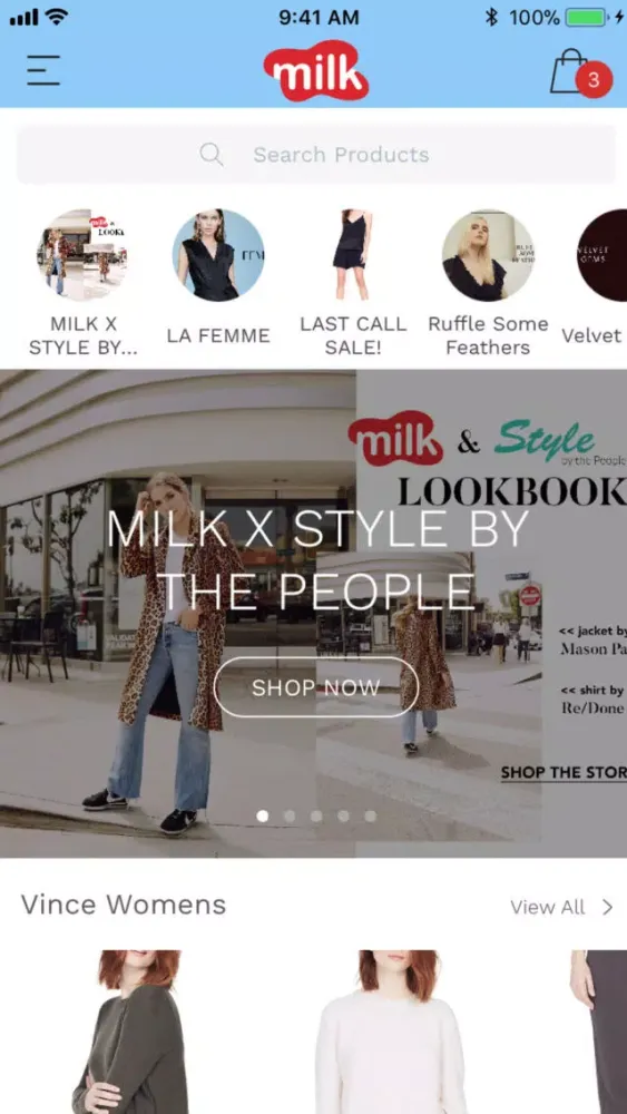 Milk Boutique Ekran Görüntüleri
