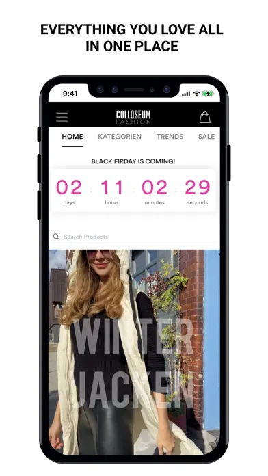 Captures d'écran de COLLOSEUM Fashion App