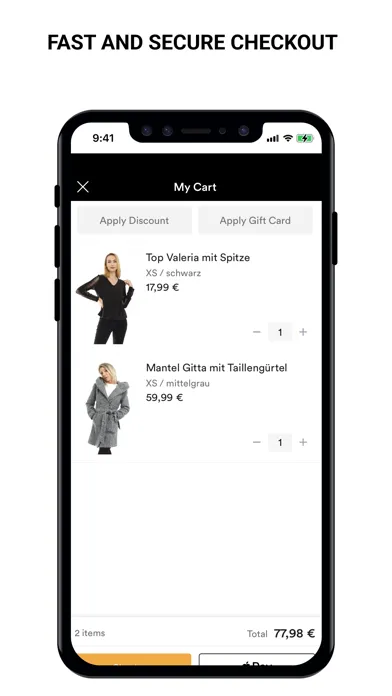 Captures d'écran de COLLOSEUM Fashion App