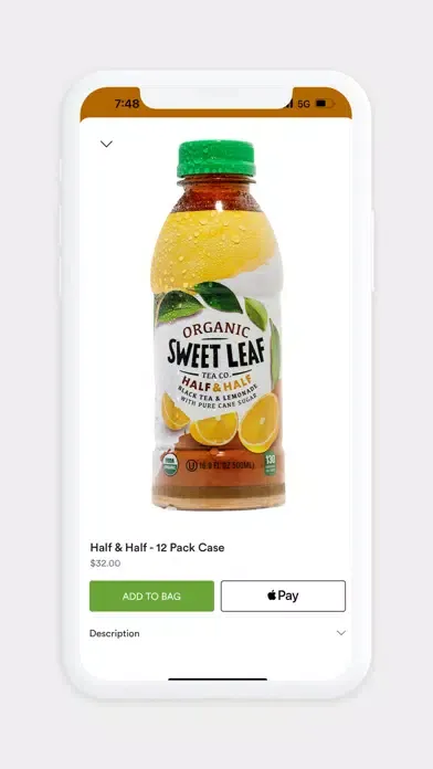 Tangkapan skrin Sweet Leaf Tea