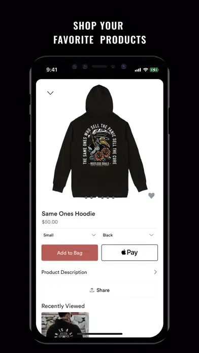 Ảnh chụp màn hình của Restless Souls Apparel