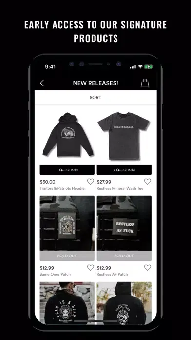 Ảnh chụp màn hình của Restless Souls Apparel