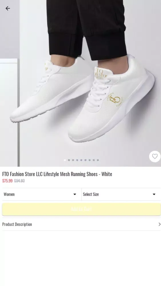 Tangkapan skrin F.T.O Fashion Store LLC