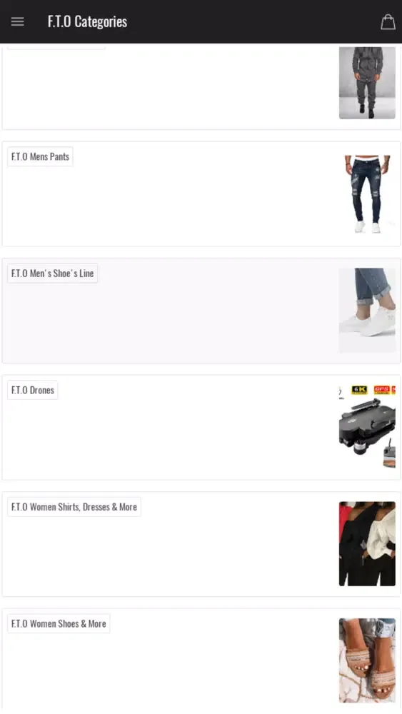 Tangkapan skrin F.T.O Fashion Store LLC