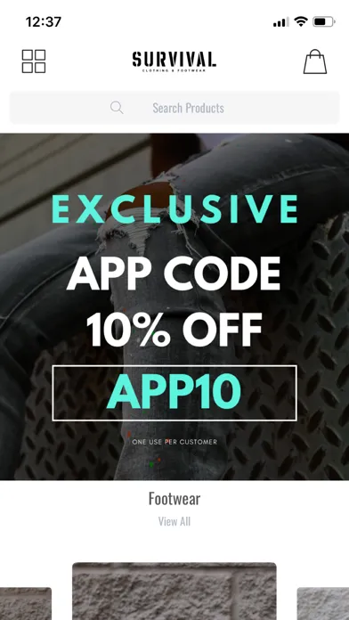 Capturas de tela do Survival Clothing & Footwear