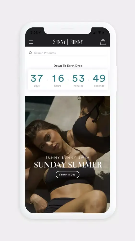 ภาพหน้าจอของ Sunny Bunny Swim