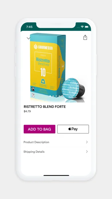 Gourmesso.com Espresso Pods Screenshots