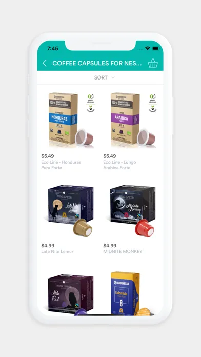 Gourmesso.com Espresso Pods Screenshots