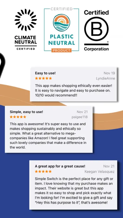 تصاویر Simple Switch Ethical Shopping